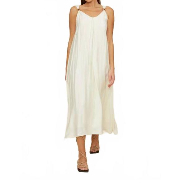NEW LUCY PARIS sutton bead dress in ivory - Picture 1 of 4
